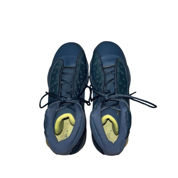 Air Jordan 13 Size 6.5Y Retro Squadron Blue Basketball Shoes Style # 414574-405 - Picture 2 of 7